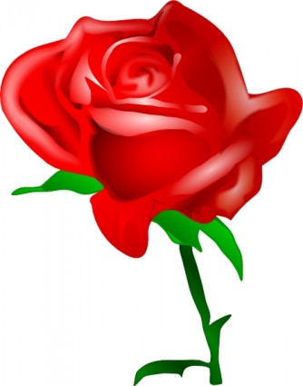 ClipArt Rosa Rossa.