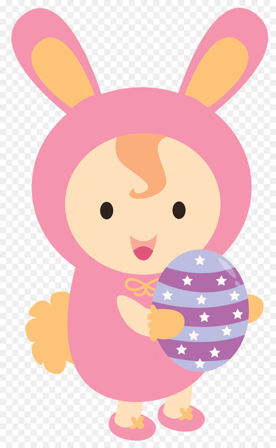 Easter Bunny Background clipart.