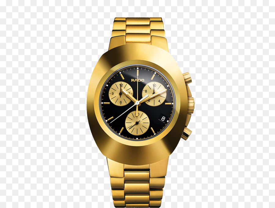 Gold Watch png download.