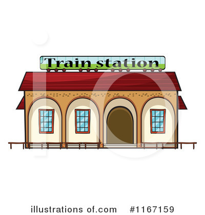 Train station clipart.