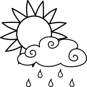 Rain cloud clipart black and white cloud black on.