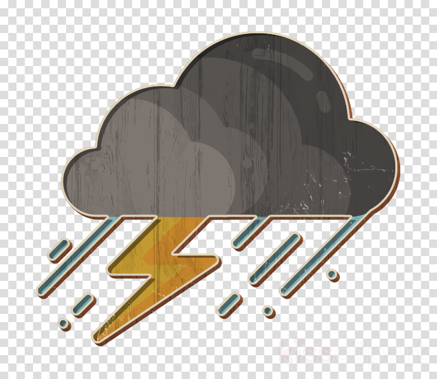 Rain icon Storm icon Weather icon clipart.