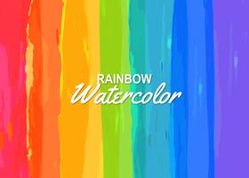 Rainbow Background Free Vector Art.