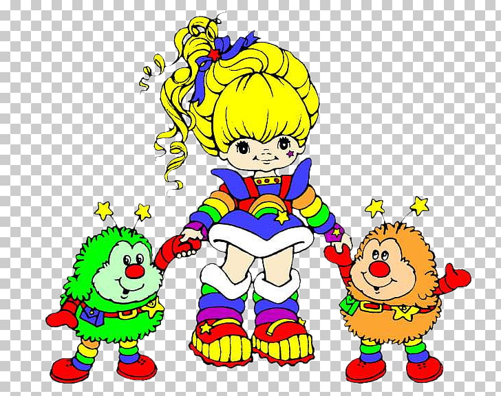 Rainbow Elena Gilbert Cartoon , Rainbow brite PNG clipart.