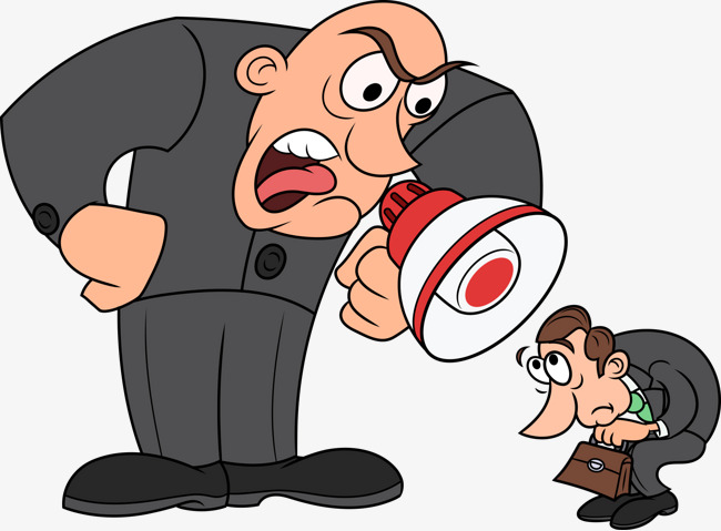 Boss clipart reprimand, Boss reprimand Transparent FREE for.