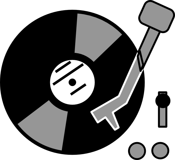 Clipart record player.