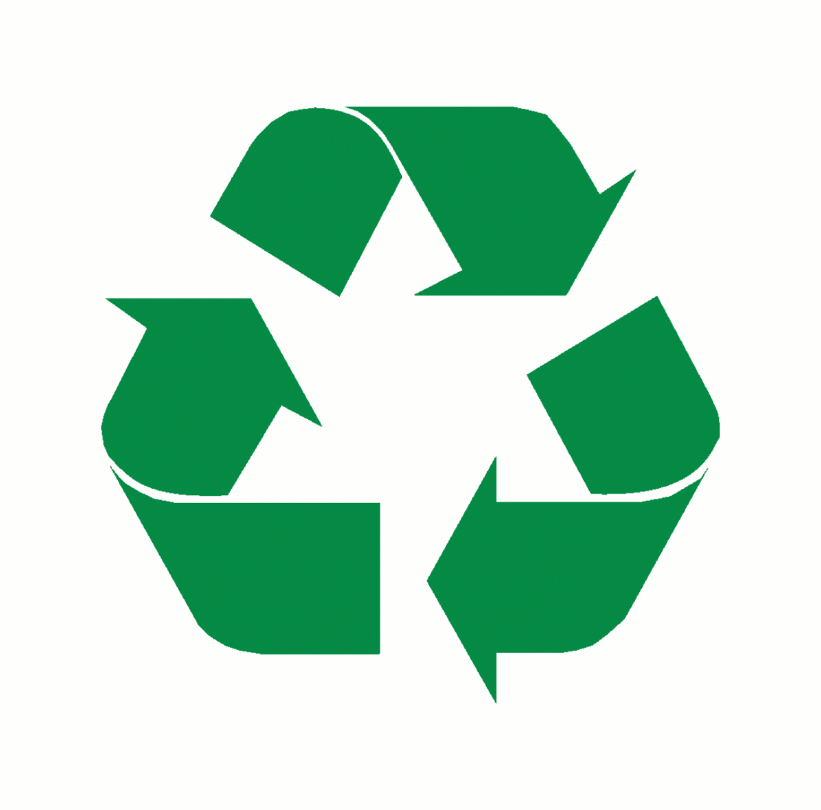 Recycle Symbol Coloring Page.