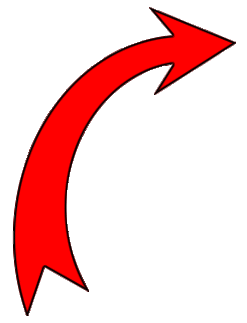 Arrow Clip Art Red.