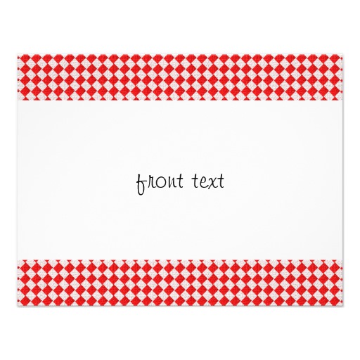 22 Images of Red Checkered Border Template.