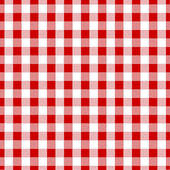 Red Gingham Fabric Texture.