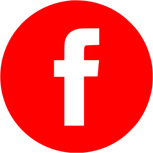 Red facebook 4 icon.