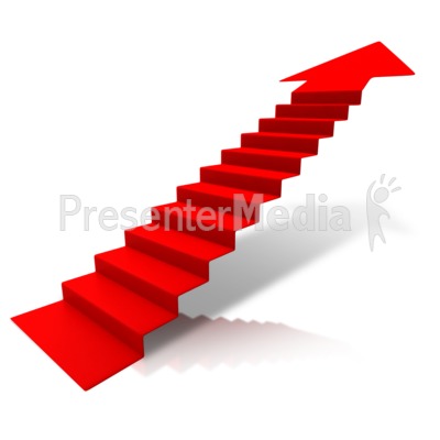 Climbing Steps Clipart.