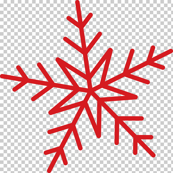 Snowflake Printing Sticker, Red Snow PNG clipart.