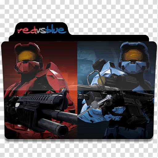 TV Show Icons, RedvsBlue.