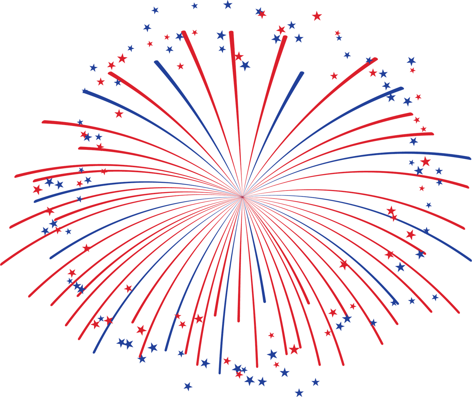 Red White And Blue Fireworks Png & Free Red White And Blue.