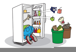 Smelly Refrigerator Clipart.