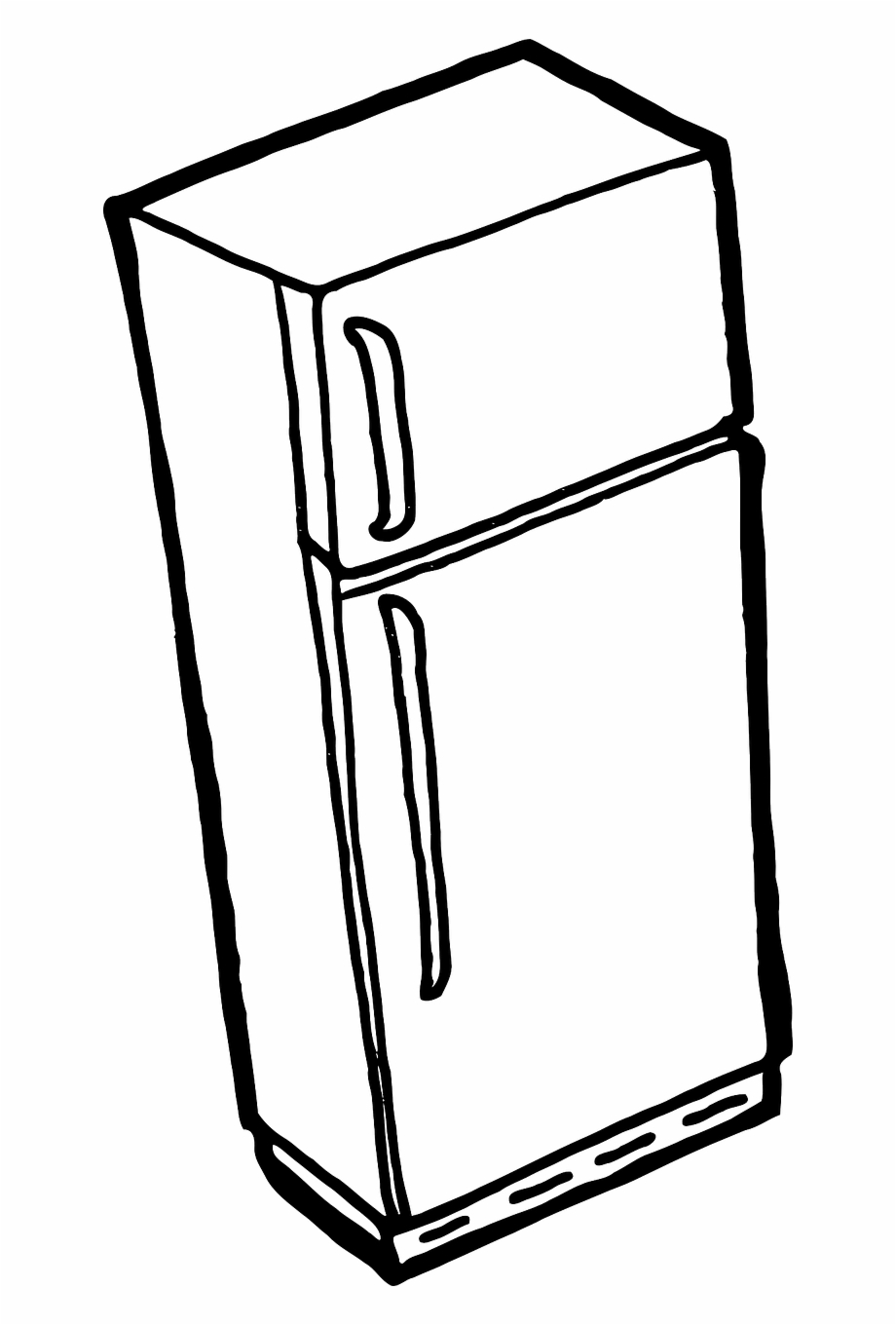 Refrigerator Fridge Freezer Cold Png Image.