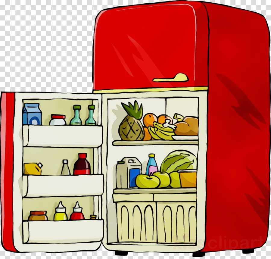 suitcase baggage rectangle refrigerator clipart.