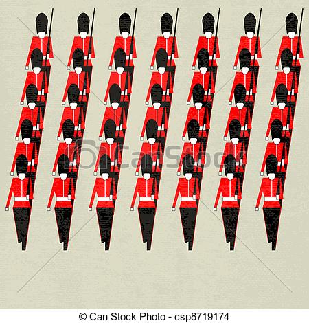 Regiment Vector Clipart Royalty Free. 222 Regiment clip art vector.