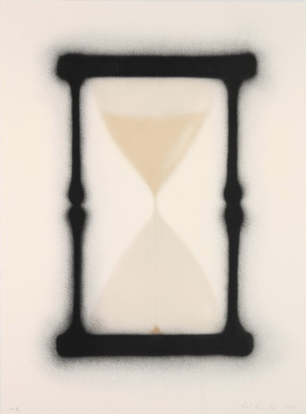 Ed Ruscha, print, Reloj de arena.