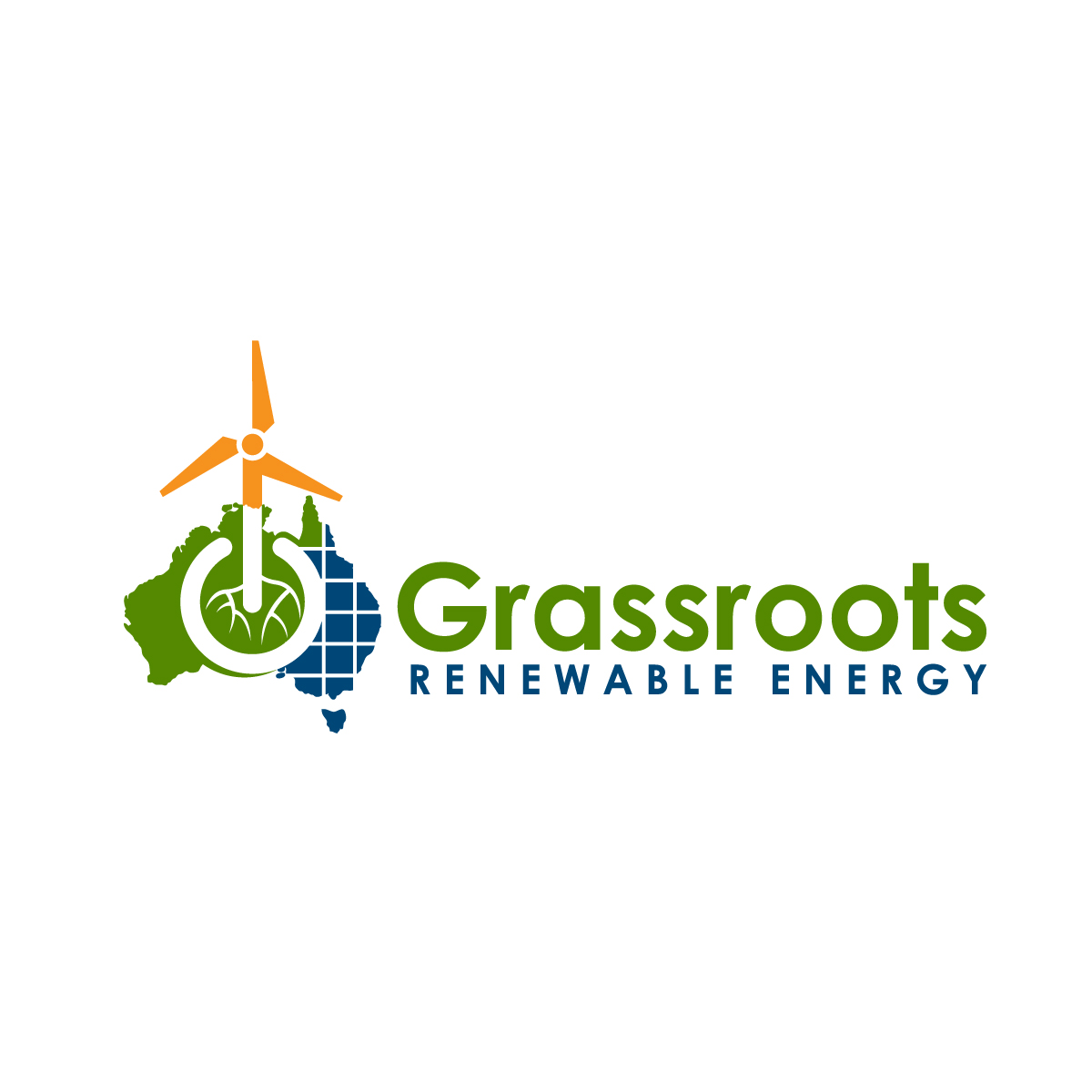 Bold, Modern, Renewable Logo Design for Grassroots Renewable.