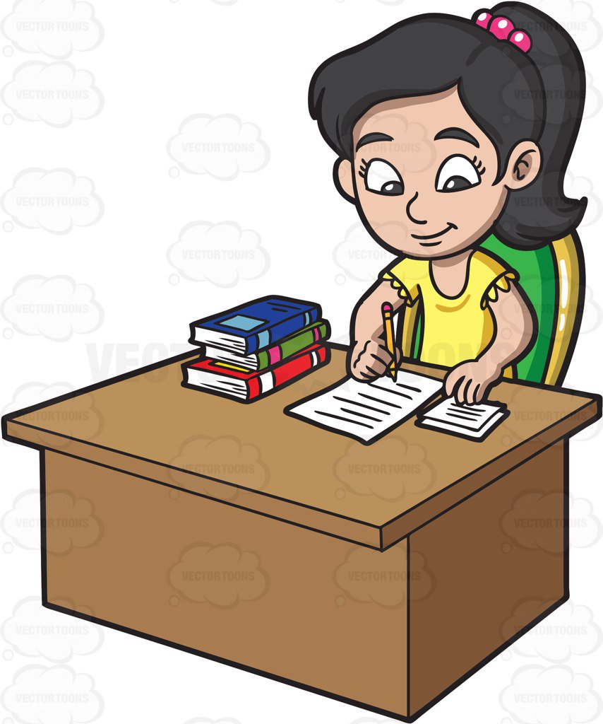 Report Writing Clipart.