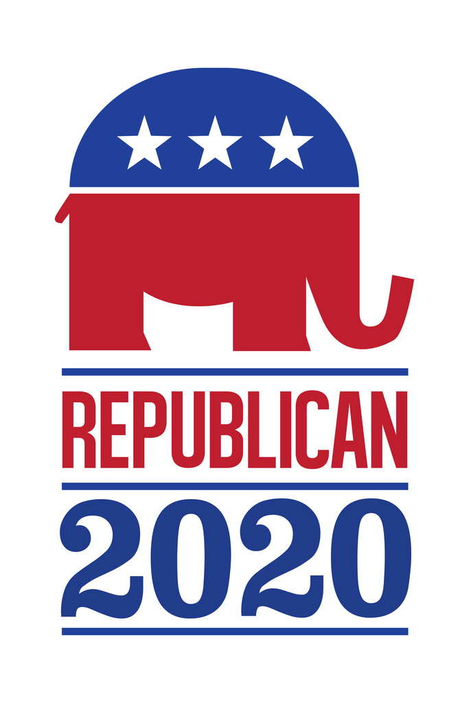 Details about Vote Republican 2016 Elephant Logo White Poster 12x18 inch.