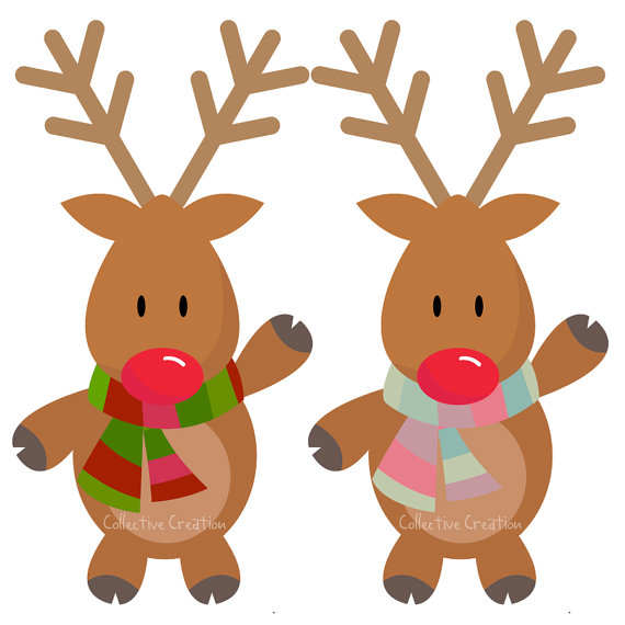 Rudolph The Red Nosed Reindeer Clipart.