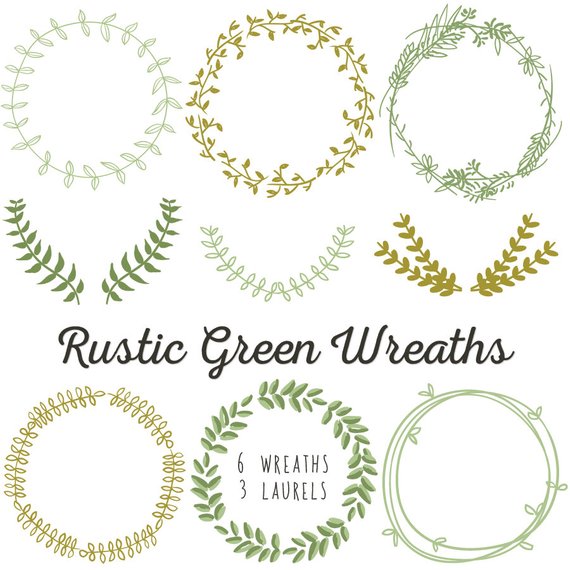 Laurel Wreath Clip Art.