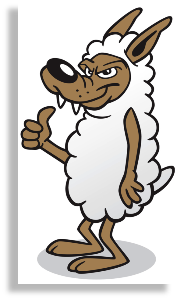 Wolf In Sheep\'s Clothing Clipart.