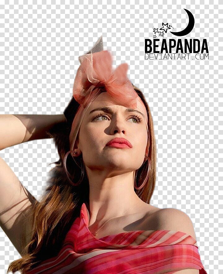 Holland Roden, woman with a bandana transparent background.