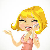 Girl phone Clip Art and Illustration. 5,750 girl phone clipart.