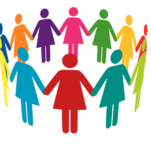 Women Together Clipart.