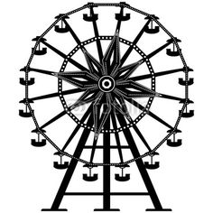 Ferris wheel clip art at vector clip art.