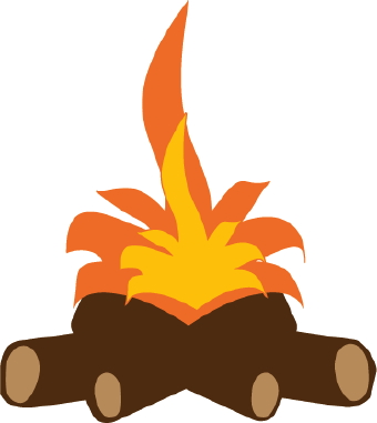 Clip Art Fire Log Clipart.