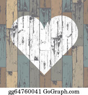 Wood Grain Heart Clip Art.