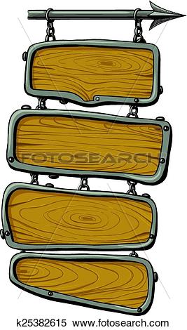 Clipart of wooden boards color k25382615.