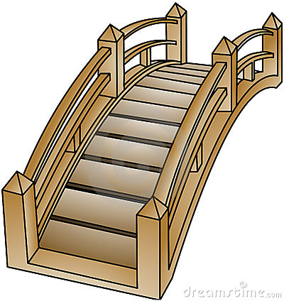 Clipart wooden bridge.