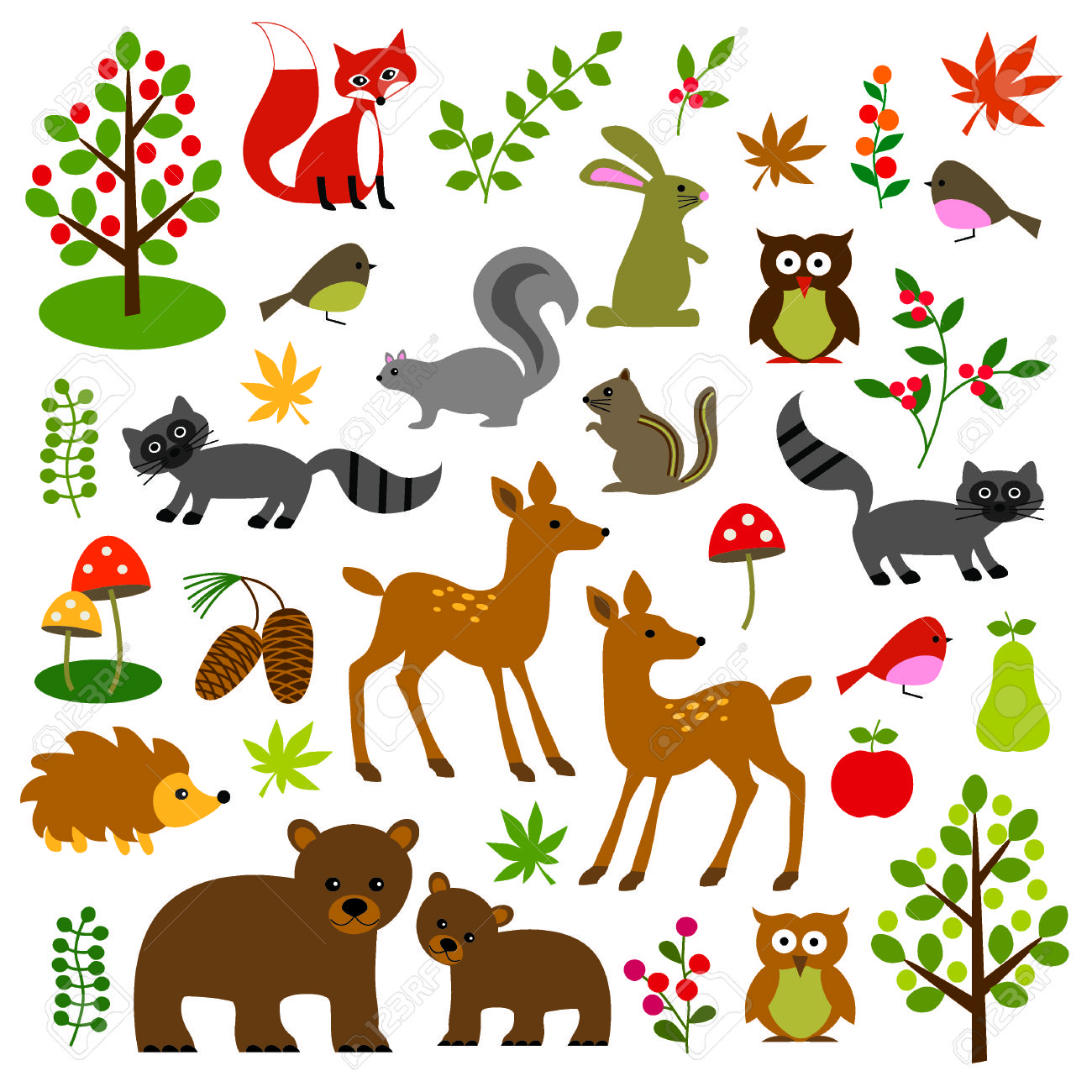 Woodlands clipart.