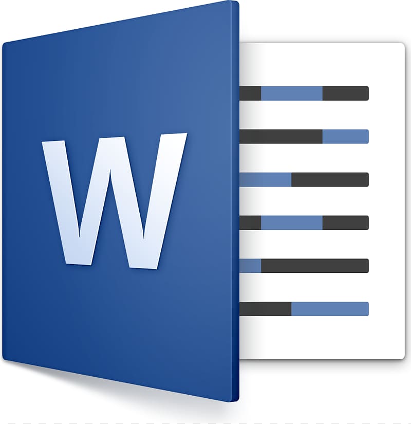 Microsoft Word application art, Microsoft Word macOS.