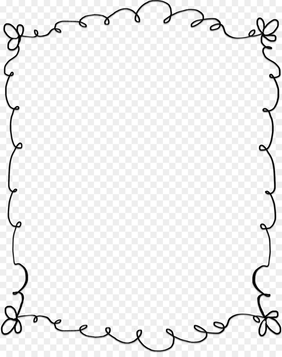 Black And White Frame png download.