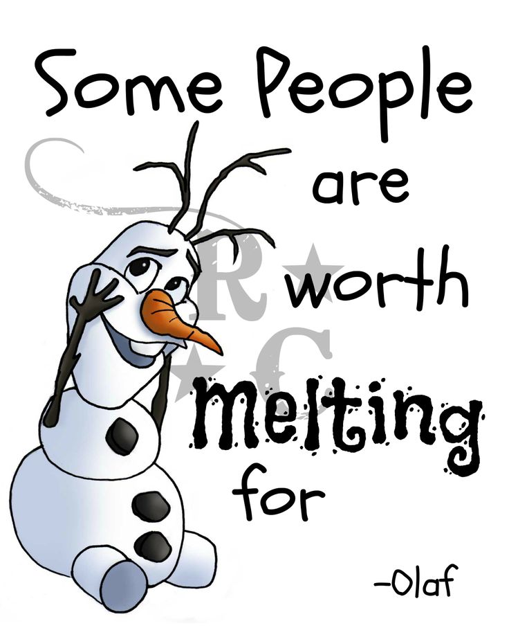 Some People Are Worth Melting For Clipart.