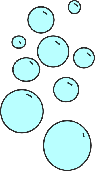 Water Bubbles Clipart.