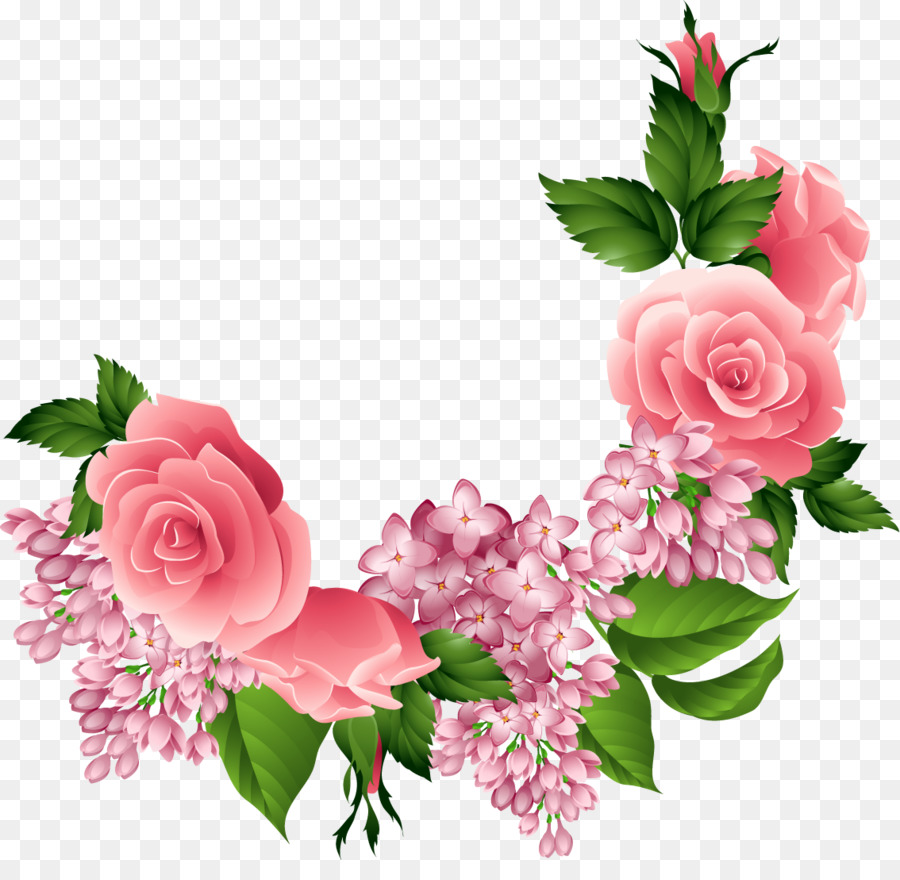 Flowers Background Free png download.