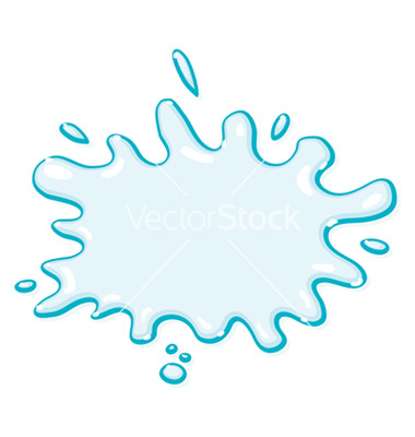 Water Splash Clipart Black And White.