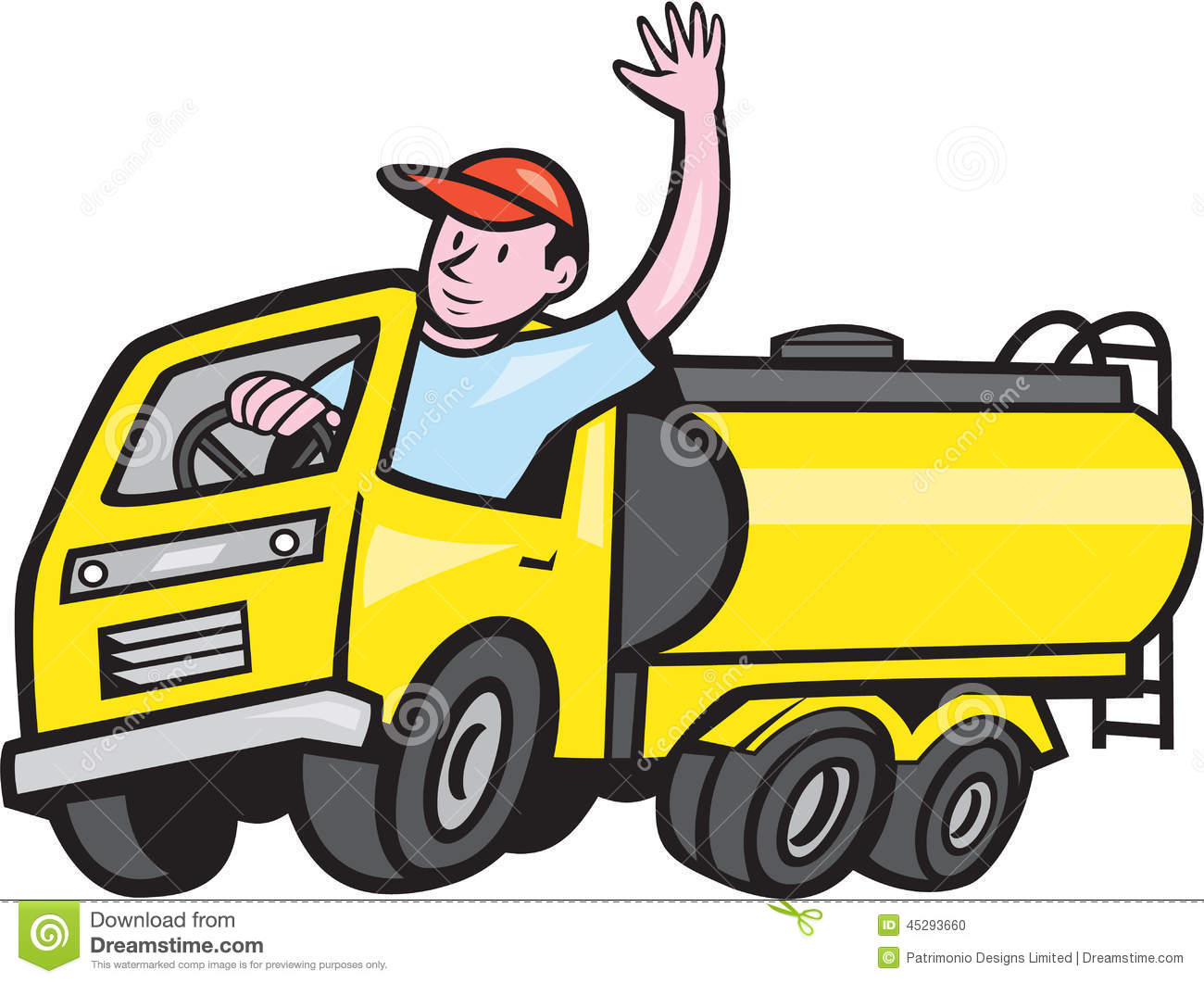 Driver clipart water tanker, Driver water tanker Transparent.