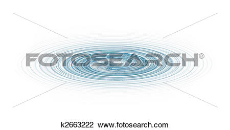 Clip Art of Abstract water vortex k2663222.