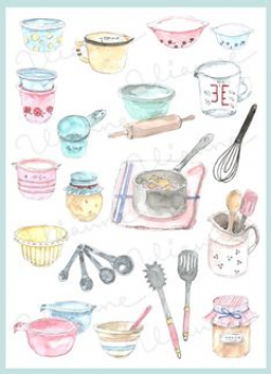 Baking clipart watercolor, Picture #71871 baking clipart.