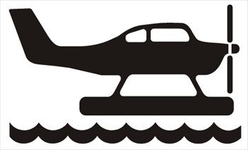 Free seaplane Clipart.