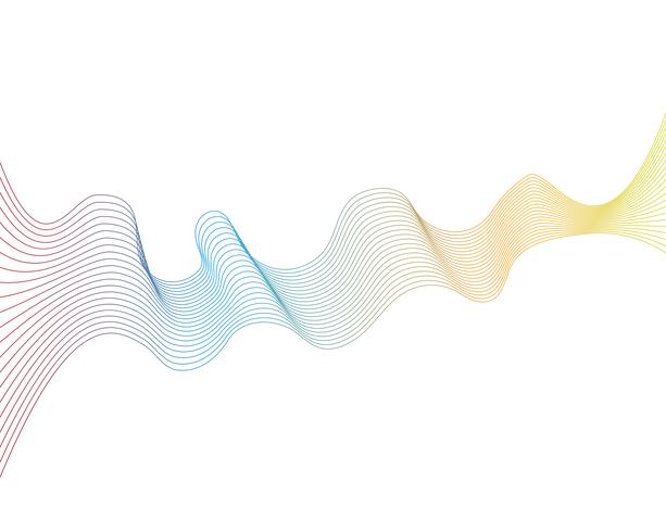 wave line graphic illustration vector.